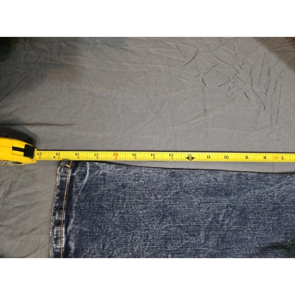 Fashion Nova Kids Girls Cargo Flare Jeans Size 4 Blue Acid Wash Utility Pockets